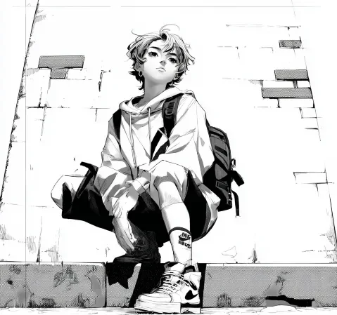 《第七码头》漫画封面，都市奇幻题材